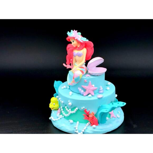 Disney Japan Exclusive Ariel Trinket Box Little Mermaid Flounder Sebastian 🐚💖 - Picture 8 of 8